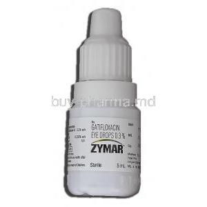 Zymar, Gatifloxacin, 0.3%, 5ml, Eye Drops, Bottle
