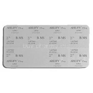 Abilify, Arippiprazole 15mg Strip Description