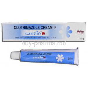 Candid, Clotrimazole Cream 20g Box and Tube