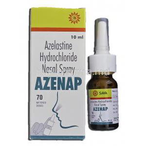 Azenap, Azelastine Hydrochloride, 10ml, Nasal spray