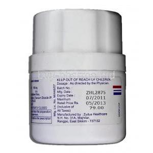 Epsolin ER 100, Phenytoin Sodium ER, Capsule , Bottle information