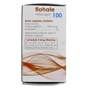 Flohale, Fluticasone Propionate, 100 mcg, Box description
