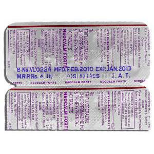 Neocalm Forte, Trifluoperazine Chlorpromazine, Strip and Description