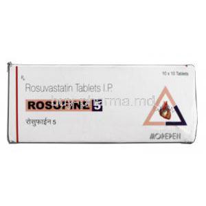 Rosufine, Rosuvastatin, 5mg, Box
