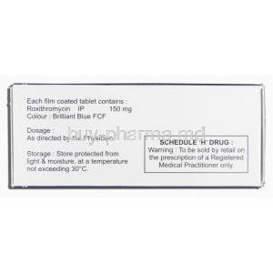 Roxigard 150, Roxithromycin, 150mg, Box Description