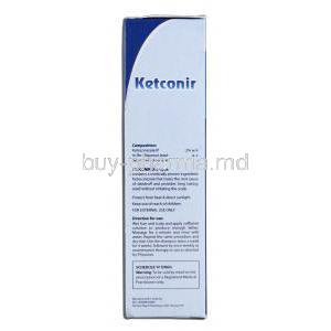 Ketconir 50 ml, Ketoconazole 2percent, Box Description