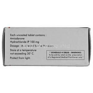 Amiodar, Amiodarone Tablets 100mg Box Description