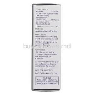 Iobet, Betaxolol Opthalmic 5ml Box Description