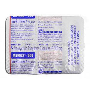 Mymox - 500, Generic Amoxicillin, Amoxycillin, 500mg Strip