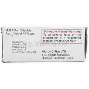 Glimda 1, Generic Amaryl, Glimepiride 1mg, Box Expiry