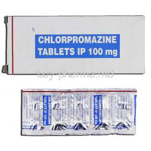 Chlorpromazine, Generic Largactil, Chlorpromazine 100mg Tablet
