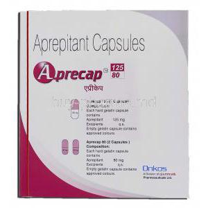 Aprecap, Generic  Emend, Aprepitant 1+2Capsules 125mg 80mg Tripack