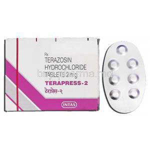 Terapress 2, Generic Hytrin, Terazosin 2mg Tablet
