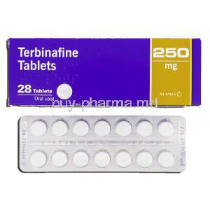 Terbinafine, Generic  Lamisil, Terbinafine 250mg, Tablet