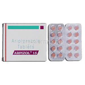 Arpizol 15, Generic Abilify, Aripiprazole 15mg, tablet