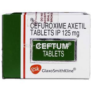 Ceftum 125, Cefuroxime Axetil 125mg, Tablet