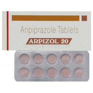 Arpizol, Generic Abilify,  Aripiprazole 20 Mg Tablet (Sun Pharma)