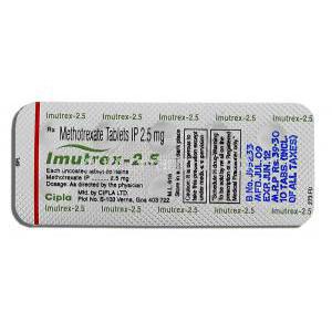 Imutrex, Generic Rheumatrex ,   Methotrexate 10 Mg Tablets (Cipla)