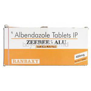 ZeeBee - ALU, Generic Albenza, Albendazole 400mg, Box