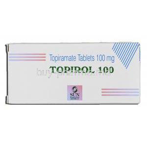 Topirol 100, Generic Topamax, Topiramate 100mg, Box