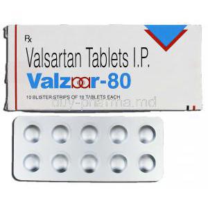 Valzaar 80, Valsartan 80mg, Tablet