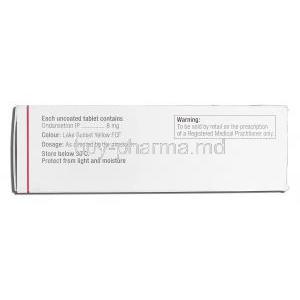 Emeset 8 OD, Generic Zofran, Ondansetron Orally Disintegrating 8mg, Box Description