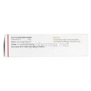 Emeset 4 OD, Generic Zofran, Ondansetron Orally Disintegrating 4mg, Box Description