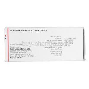 Saaz DR, Generic Sulfasalazine, Sulfasalazine DR 500mg, Box Expiry Date