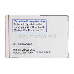 Levoflox 250, Generic Levaquin or Tavanic, Levofloxacin 250 mg, Box Manufacturer
