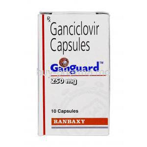 Ganguard, Generic Cytovene, Ganciclovir, 250 mg, Box