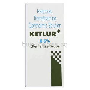 Ketlur, Generic Acular,  Ketorolac Tromethamine Opthalmic Suspension 0.5% 5 Ml Eye Drop (Sun)