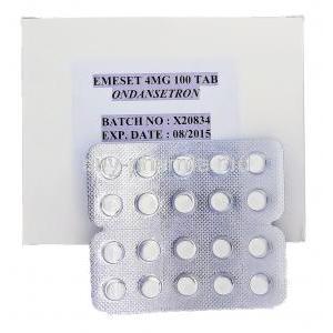 Emeset, Generic  Zofran, Ondansetron  4mg