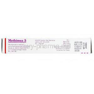 Methimez, Generic Tapazole, Methimazole 5mg  Sun pharmaceuticals