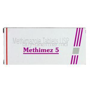 Methimez, Generic Tapazole, Methimazole 5mg  box