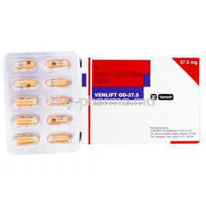 Venlift OD, Generic Effexor XR, Venlafaxine XR 37.5mg