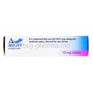 Abilify, Arippiprazole 10mg  box information