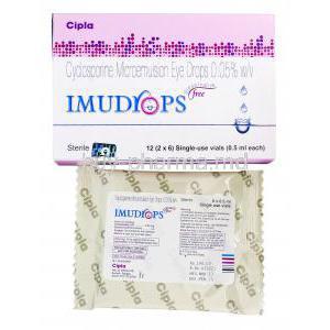 Imudrops, Generic Restasis,  Cyclosporine Eyedrops