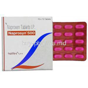 Xenobid, Generic  Naprosyn,  Naproxen 275 Mg Tablet (Rallis India )