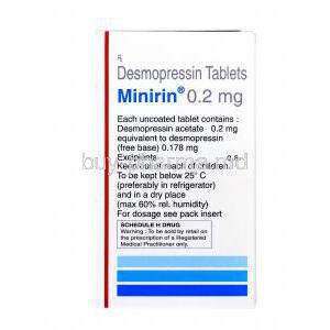 Minirin,Desmopressin 0.2mg storage condition