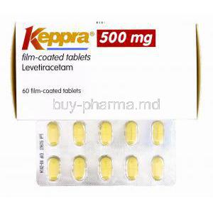 Keppra, Levetiracetam, 1000mg, Tablet