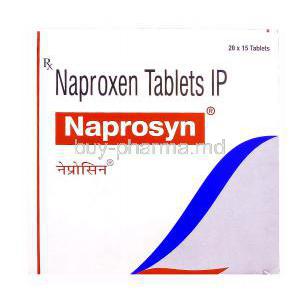 Naprosyn, Generic Naprosyn, Naproxen 250mg box