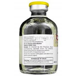 Kemocarb, Generic Paraplatin, Carboplatin Injection  Vial contents