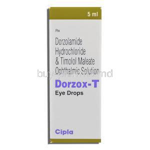 Ocudor-T, Generic Cosopt,  Dorzolamide Hydrochloride/timolol Maleate 2%/ 0.5% 5 Ml Eye Drops (FDC)