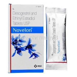Novelon, Desogestrel-Ethinyl Estradiol, 0.15mg 0.03mg