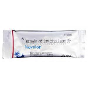 Novelon, Desogestrel-Ethinyl Estradiol, 0.15mg 0.03mg tablet
