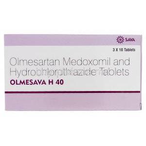 Olmesava H, Benicar HCT, Olmesartan Hydrochlorothiazide 40mg 12.5mg box