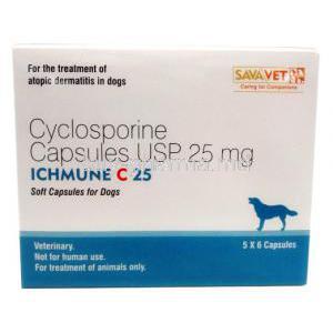 Ichmune, Generic Atopica, Cyclosporin 25 mg