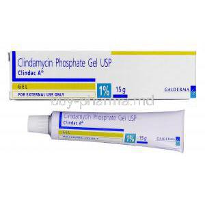 Clindac A, Generic Cleocin-T, Clindamycin Phosphate 1% 15gm Gel