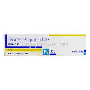 Clindac A, Generic Cleocin-T, Clindamycin Phosphate 1% 15gm Gel Galderma manufacturer