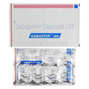 Gabantin, Generic Neurontin, Gabapentin 400mg Capsule